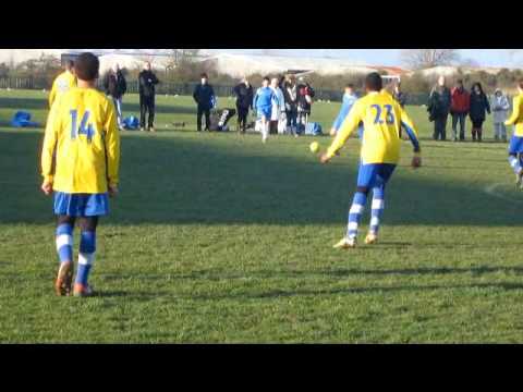 Dunstable Town U14s 3-1 AFC Dunstable Blues U14s County Cup 2nd Half 13th Jan 2013