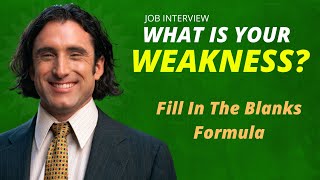 What Is Your Weakness - Interview Question and Answers