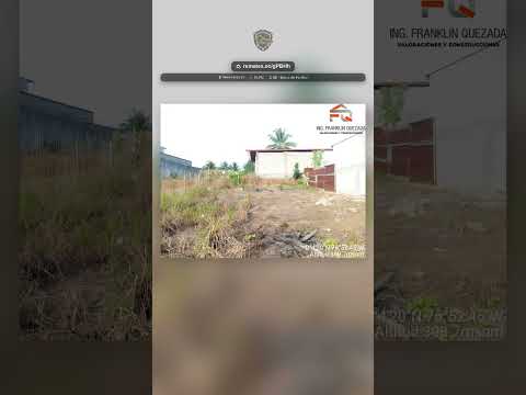 TERRENO URBANO DE 300 M2 EN NUEVA LOJA, LAGO AGRIO ($9,892)