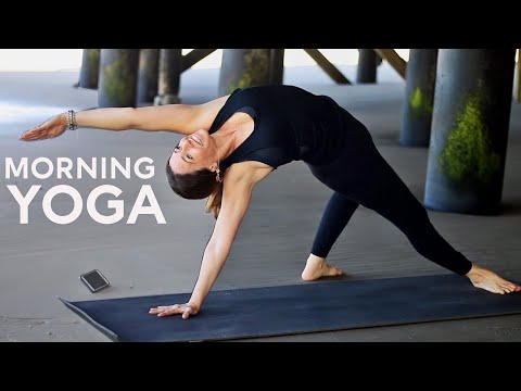 20 Minute Morning Yoga (For Energy) | Fightmaster Yoga Videos Video