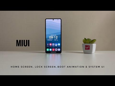 MIUI Customization | Boot Animation, Lock Screen, Home Screen Clock & System UI !