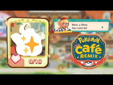 I found a Shiny in Pokémon Cafe Remix!