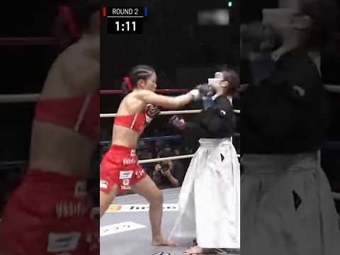 【合気道女子が失神KO負け】総合格闘家 vs 合気道女子 #異種格闘技戦 #mma #aikido