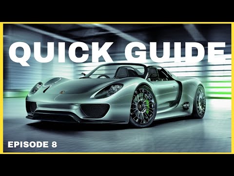 PORSCHE 918 SPYDER || QUICK GUIDE || EPISODE 8 || EXPENSIVE SUPER CARS || LUXURIOUS SUPERCAR ||