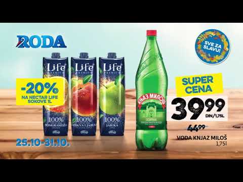 Roda akcija Sve za slavu od 25.-31.10.2018.