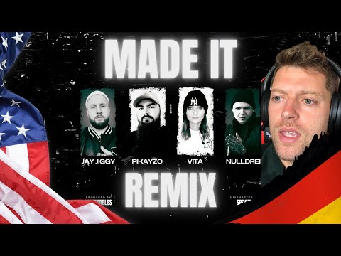 AMERICAN REACTS to JAY JIGGY feat. PIKAYZO, VITA & NULLDREI - MADE IT REMIX