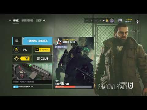 Rainbow Six Siege Ps4 Controller Champion - Playing Ranked - Operation Shadow Legacy
