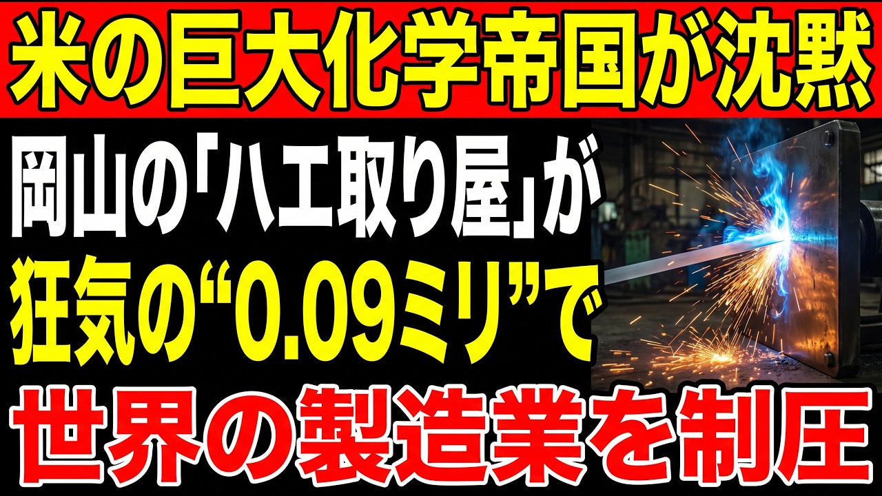 【痛快】一度は社会から消えた町工場。アメリカの巨頭すら絶句した「狂気の0.09ミリ」の逆転劇