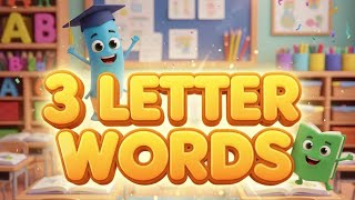 Learn Three Letter Words | CVC Words for Kids | Three letter words end with ap | 3 letter words #ai