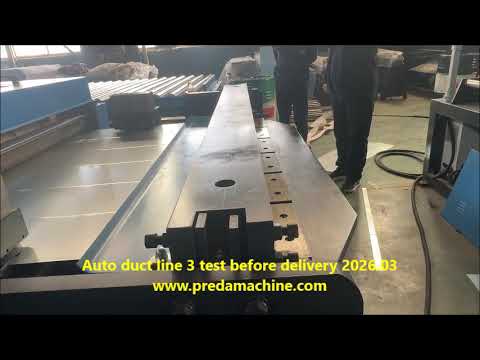 Auto duct line 3 test before delivery 2026 03