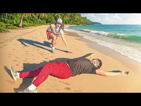 Stranded on an Island Survival Challenge! He Ate the WRONG BERRIES!