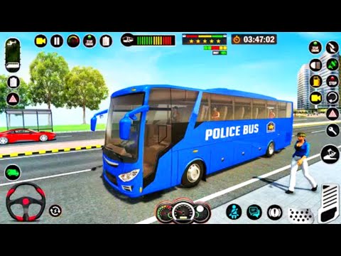 Police Bus Simulator Bus Game Games Gameplay Android 2024