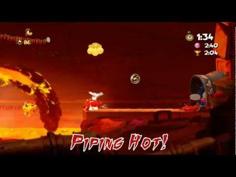 Rayman Origins 100% [21] Gourmand Land - Time Trial Trophies (HD)