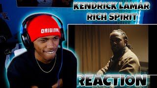 HE'S BACK!!! Kendrick Lamar - Rich Spirit | REACTION
