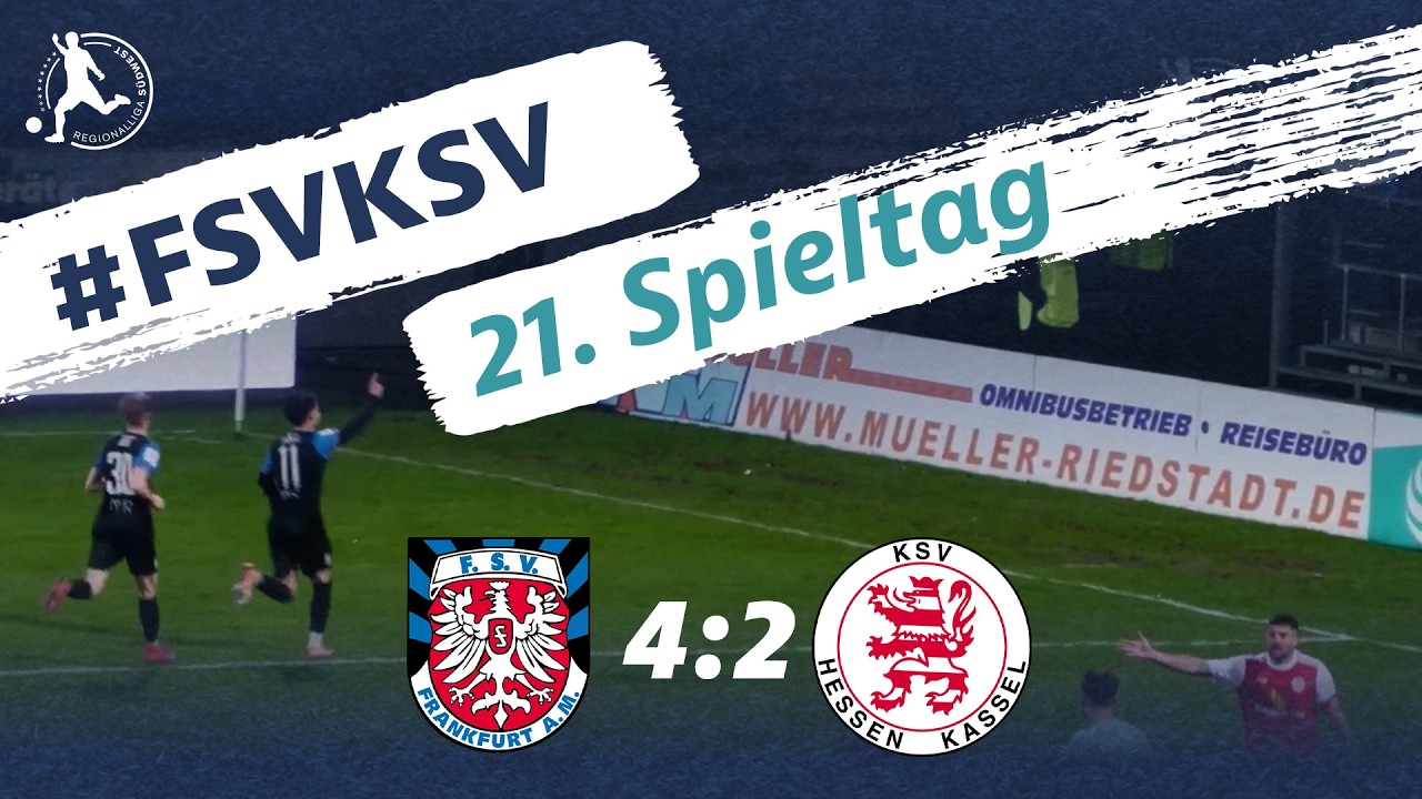 FSV Frankfurt vs KSV Hessen Kassel Highlights