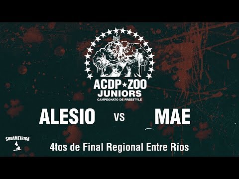 ALESIO vs MAE - 4TOS DE FINAL ACDPZoo Juniors 2017 Regional Entre Ríos