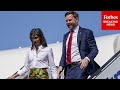 Vice President JD Vance And Second Lady Usha Vance Arrive In Tel Aviv Israel