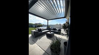 OUTFLEXX Dekokissen, flanelle, Sunbrella, 45 x 45 cm, mit Reißverschluss