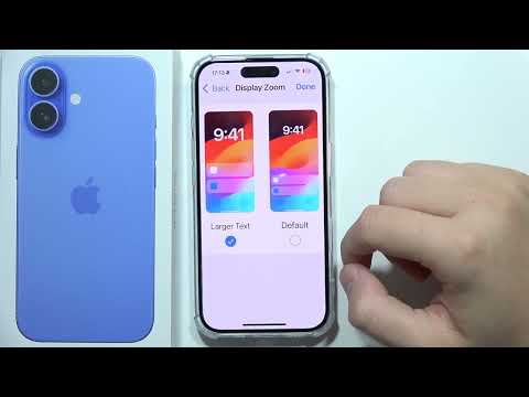 iPhone 16: How to Change Display Size