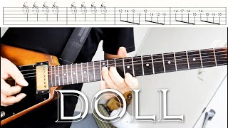 DOLL / SCANDAL　ギター　タブ譜　弾いてみた　大隈秀徳　くまT　Hide Okuma　tab譜　レインボーミュージック