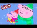 Peppa Pig CHRISTMAS 2025 LIVE Winter Fun Full Episodes ️ Kids Cartoons