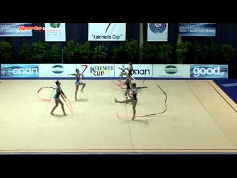 BELARUS ENSEMBLE GROUP KALAMATA CUP 2011 3 RIBBONS 2 HOOPS.mp4