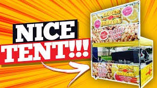 Low Cost Canopy Tents for Food and Craft Vendors