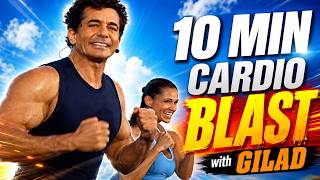 10 Minute Cardio Blast with Gilad - No Equipment Needed - Home Workout
