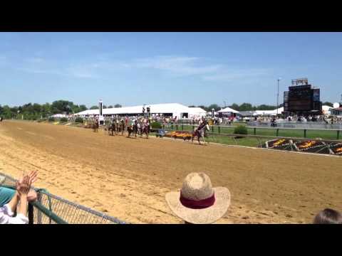 Finish line of The Chick Lang Stakes.