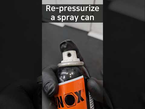 Spray Can Out of Gas? Try This!!#SprayCanHack#DIYTips#SprayCanRepair#PressureBoost#LifeHacks