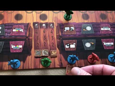 Setup, How To Play, Sample Turns of Vikings on Board