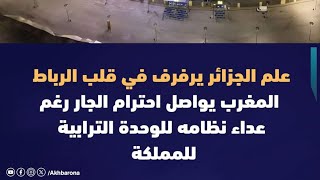 إسقاط العلم الجزائري في المغرب بعد استفزاز جماهيرها في مقابلة بوركينا فاسو