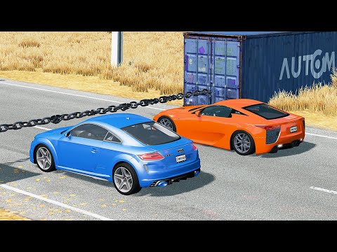 Mobil vs Chain #1 - BeamNG Drive