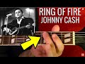 Guitar Lesson - JOHNNY CASH - RING OF FIRE ...