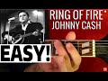 Guitar Lesson - JOHNNY CASH - RING OF FIRE ...