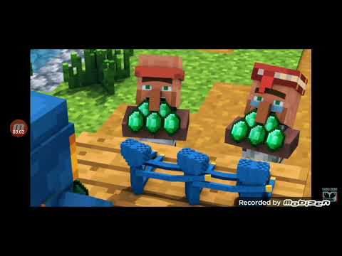 huggy wuggy vs villager life 2 minecraft animation
