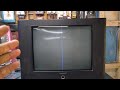 Videocon Ultra Slim CRT TV Vertical Line Horizontal Section Problem Repair And Solution
