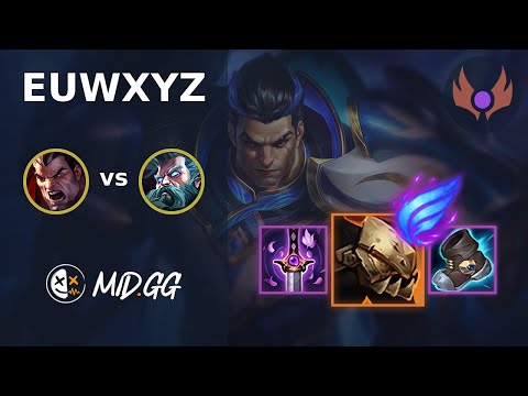 MID.GG: [ EUWXYZ ] Darius TOP vs Zilean | EUW MASTER | LOL Season 2025