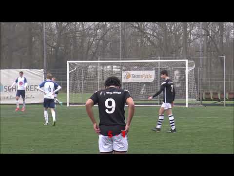 CVV Achilles JO16-1 tegen SML JO16-1 2de helft 18 december 2021