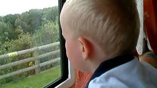 Ollie caravan Wales Aug 2005