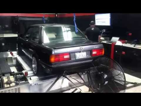 Bmw e30 s50 turbo on dyno