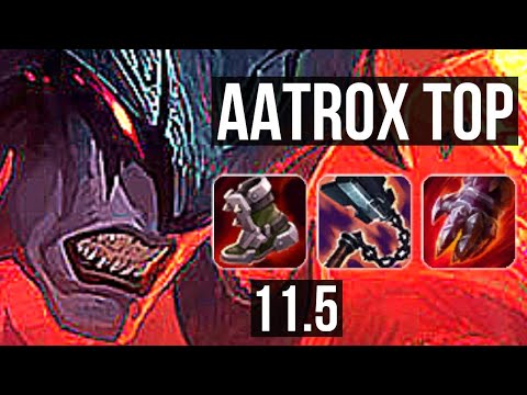 AATROX vs TRISTANA (TOP) (DEFEAT) | 6 solo kills, 500+ games, Dominating | EUW Challenger | v11.5