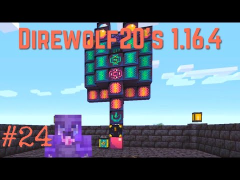 Direwolf20 1.16 Ep 24 - Tier 3 WOOT Factory