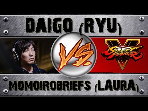 Street Fighter V DAIGO UMEHARA (RYU) VS momoirobriefs (LAURA) RANKED MATCH - VER 1.01
