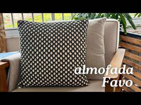 AMAZING CROCHET CUSHION | HONEYCOMB PILLOW, LEARN STEP BY STEP HOW TO MAKE YOURS!