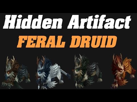 Hidden Artifact Appearance : Feral Druid | Feather of the Moonspirit |