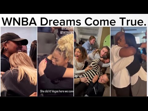 WNBA Rookies react to getting drafted.