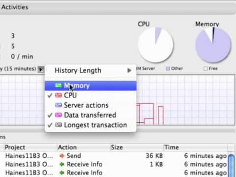 ArchiCAD 14 New Features - BIM Server Performance Monitor