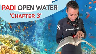 PADI Open Water Diver Manual Answers Chapter 3 Knowledge Review