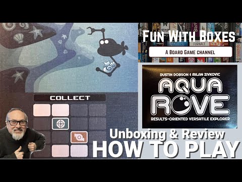AQUA ROVE | Button Shy Games | A Board Game in a wallet | Unboxing, How to Play and Review